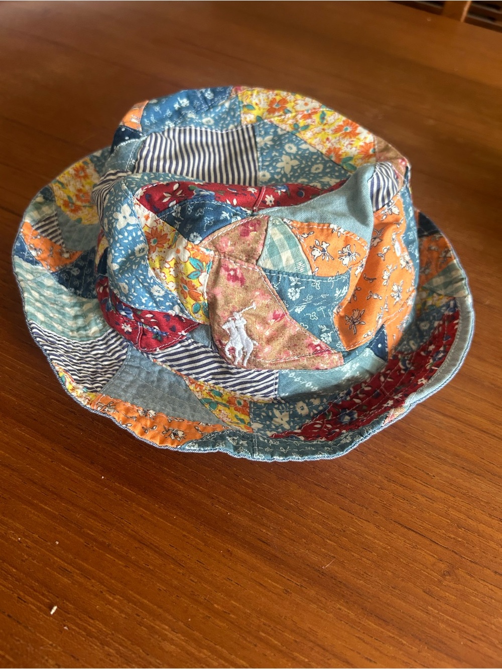 Polo Ralph Lauren patchwork cotton multi bucket hat